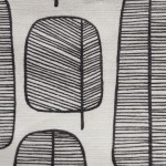 Little Trees Monochrome Wallpaper sample