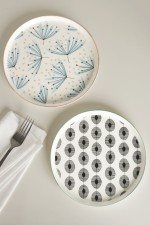 Wildflower & Dewdrops side plates