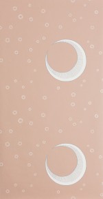 To The Moon: Plaster wallpaper