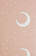 To The Moon: Plaster wallpaper