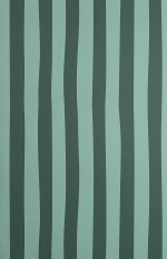 Stripe: Blue & Forest Green Wallpaper