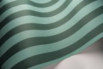 Stripe: Blue & Forest Green Wallpaper