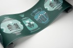 Vase Collection Border: Blue & Forest Green