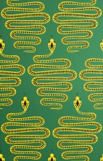Snakes: Green & Yellow Wallpaper