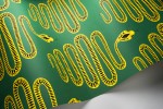 Snakes: Green & Yellow Wallpaper