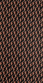 Lightning: Black & Orange Wallpaper