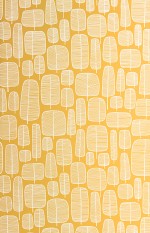 Little Trees Yellow Wallpaper