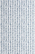 Hieroglyph Denim Wallpaper