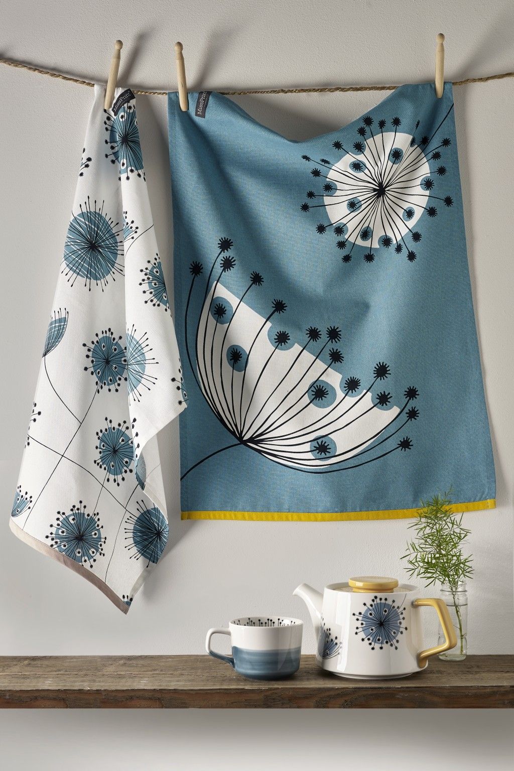 Dandelion Mobile: Tea Towels Pack of 2