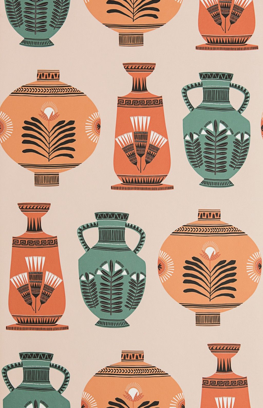 Vase Collection: Peach, Stone & Aqua