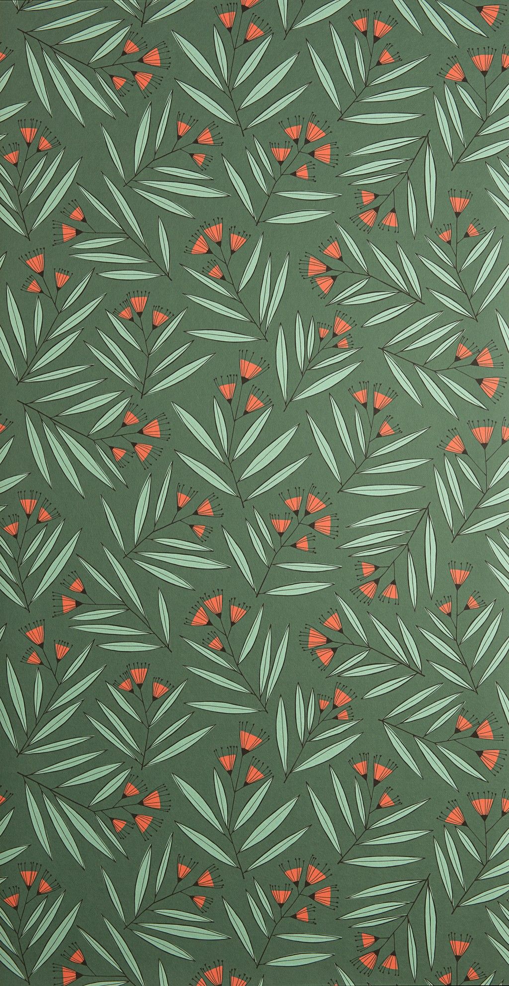 Sprigs: Sage Green & Orange