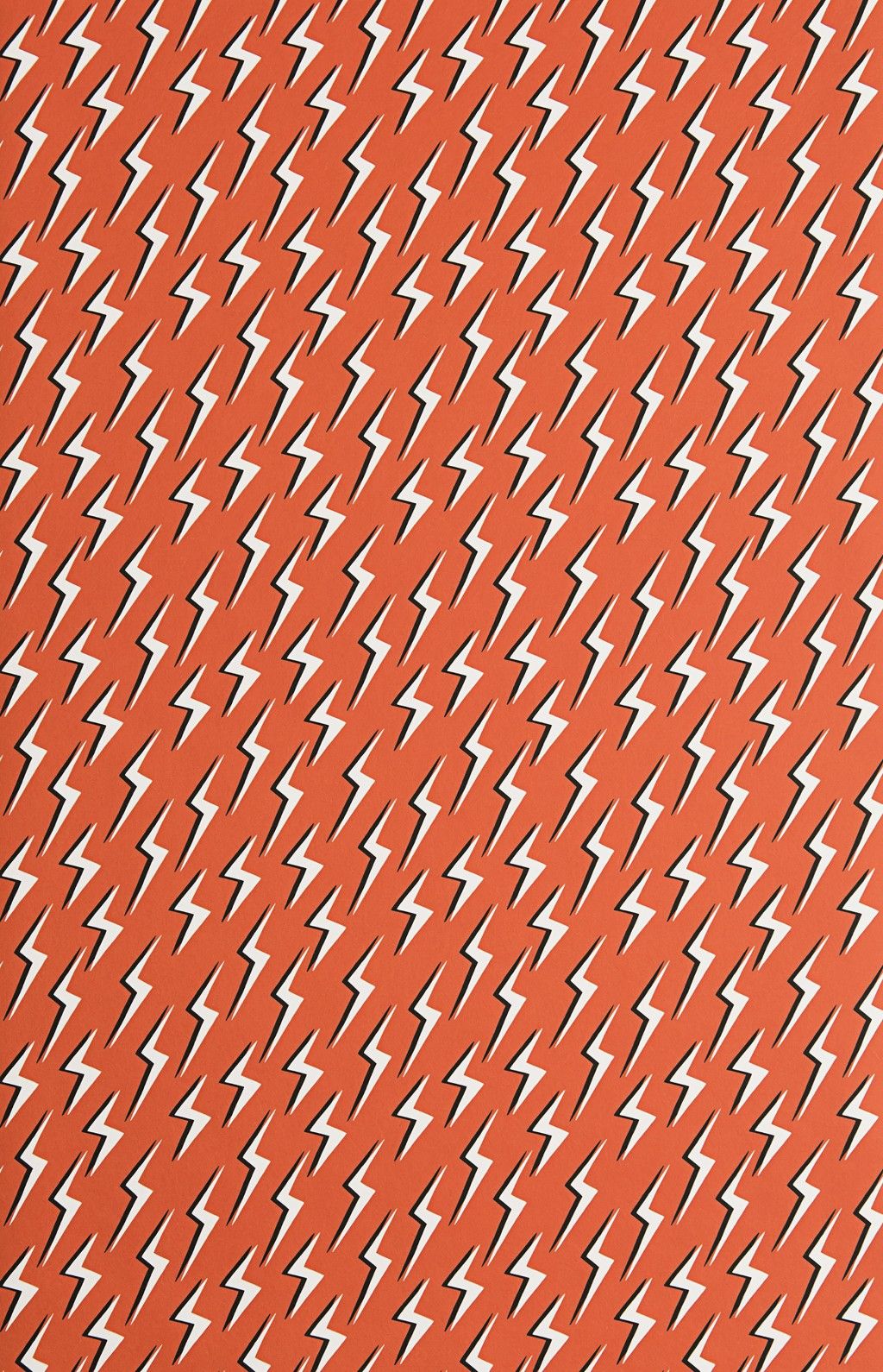 Lightning: Orange, White & Black