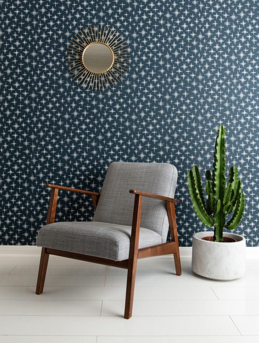 Scandi Living Room Wallpaper