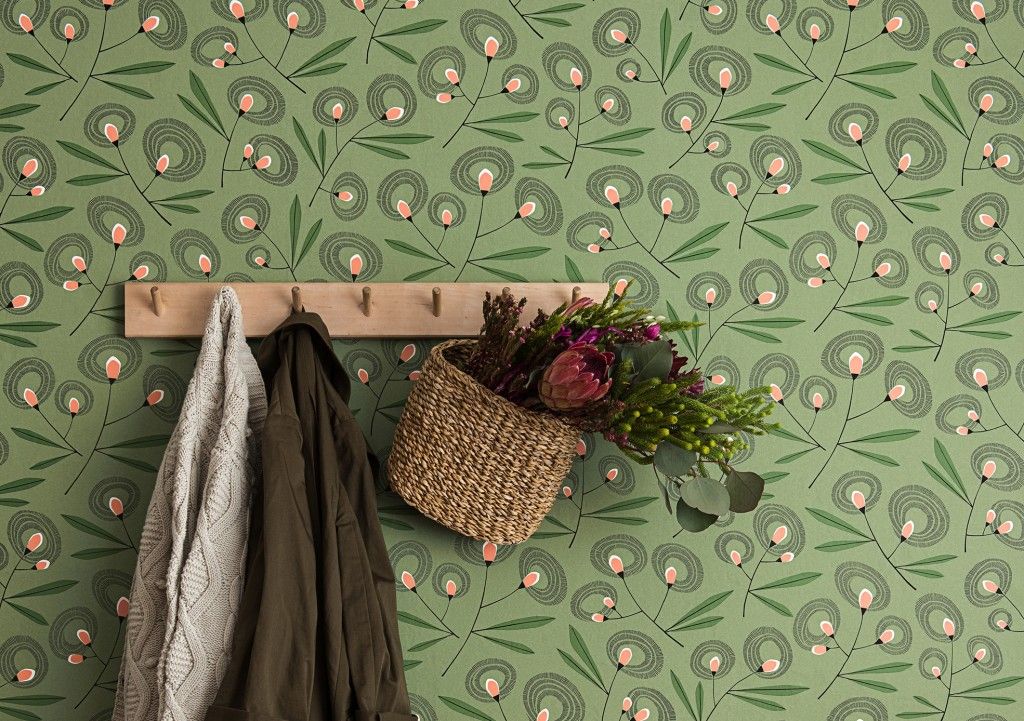 Floral wallpaper