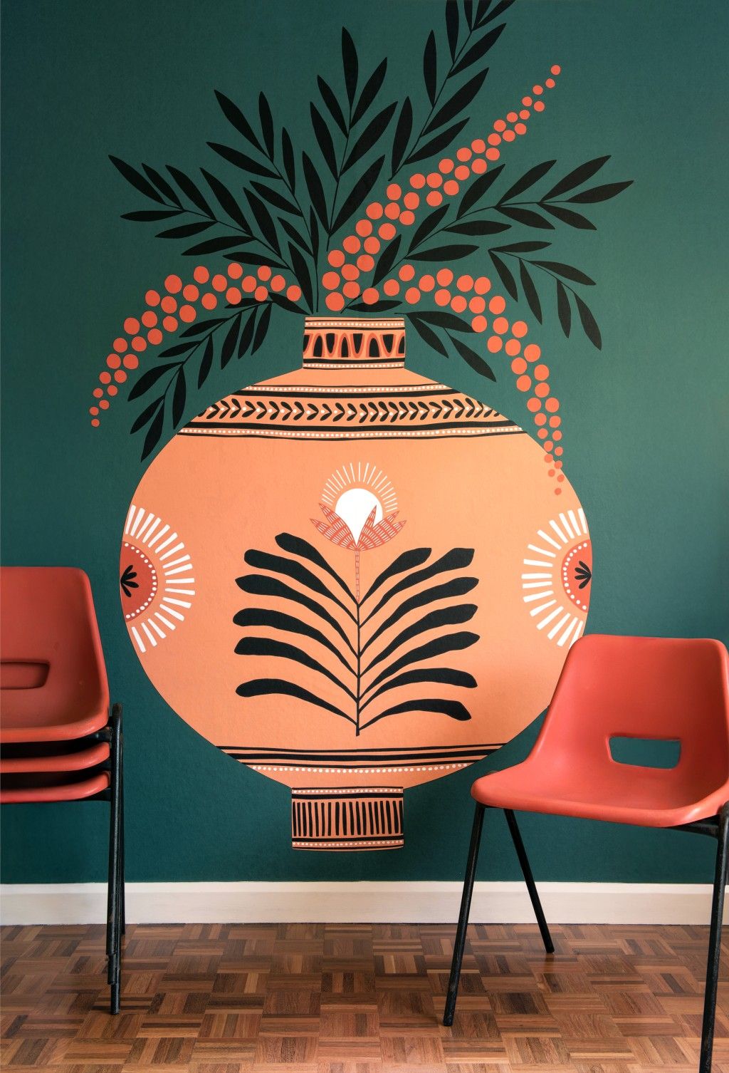 Vase 3 Mural