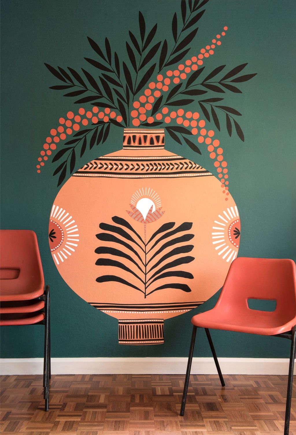 Vase 3 Mural